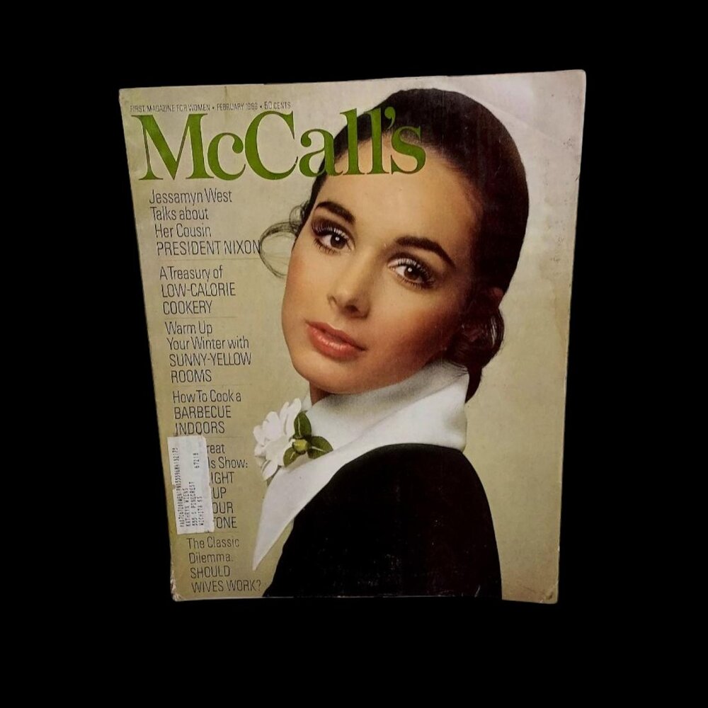 1969 Vintage February McCall's Magazine-1st Magazine for Women